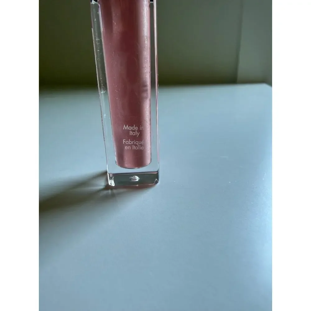 $28 New Lip Fusion Infatuation Lip Gloss Angelic Pink Shimmer Plumping Italy